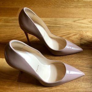 NWT Christian Louboutin So Kate Nude Pumps